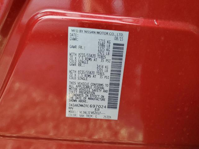 2015 NISSAN 200SX/SE 5N1AR2MN2FC697024