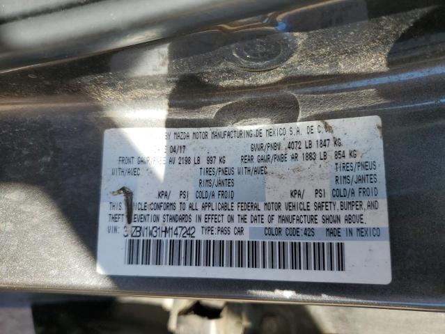 2017 MAZDA 3 GRAND TO 3MZBN1W31HM147242