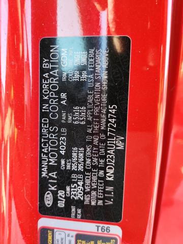 2020 KIA SOUL LX KNDJ23AU1L7724745