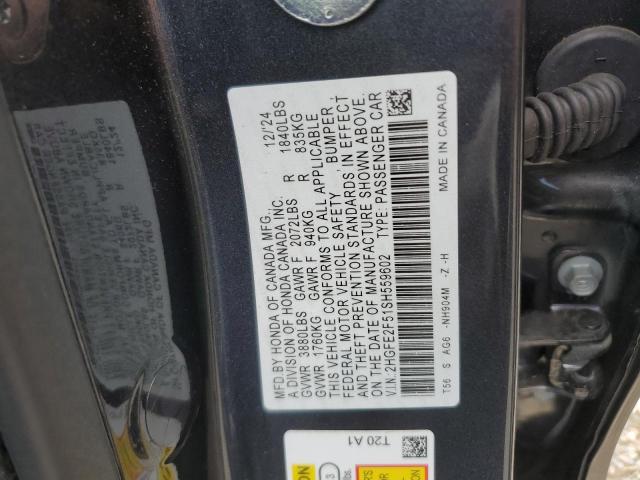 2025 HONDA CIVIC SPOR - 2HGFE2F51SH559602