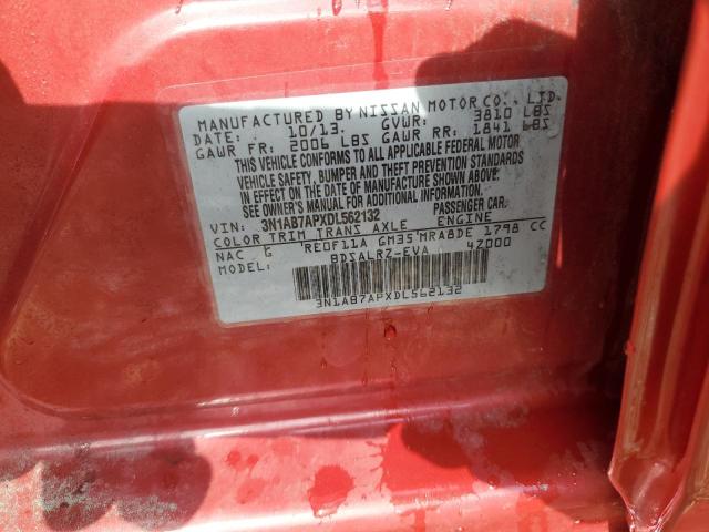 2013 NISSAN SENTRA S - 3N1AB7APXDL562132