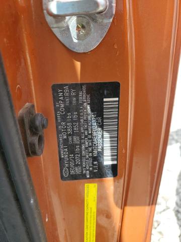 2015 HYUNDAI VELOSTER T KMHTC6AE9FU243241