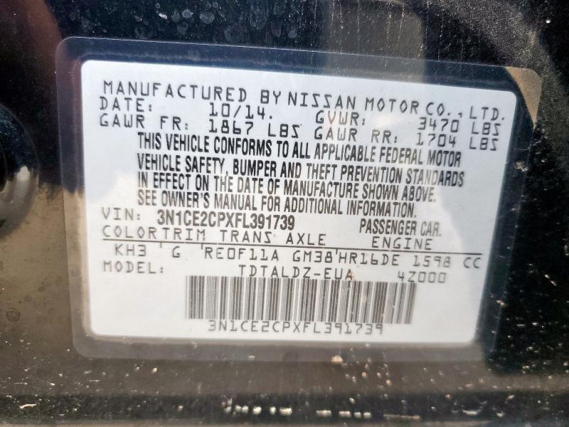 2015 NISSAN VERSA NOTE - 3N1CE2CPXFL391739