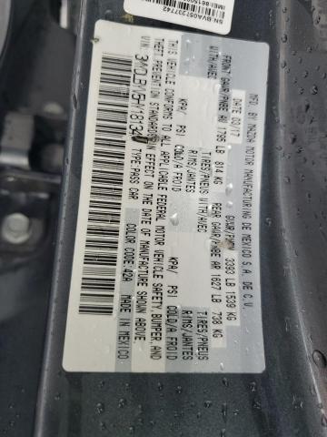 2017 TOYOTA YARIS IA 3MYDLBYV5HY181345