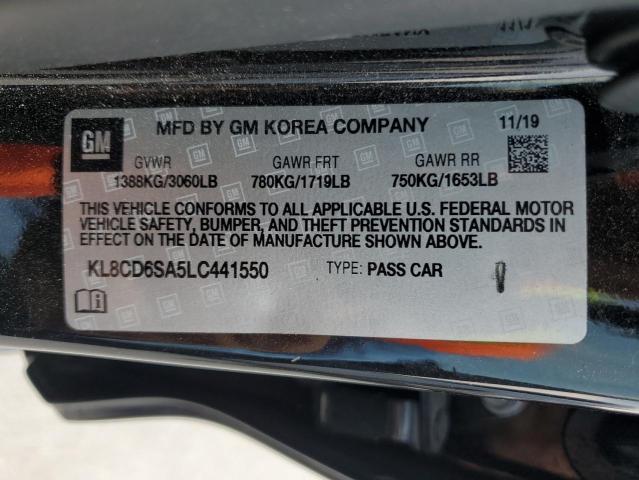 kl8cd6sa5lc441550 - 2020 Chevrolet spark 1lt - #59324115