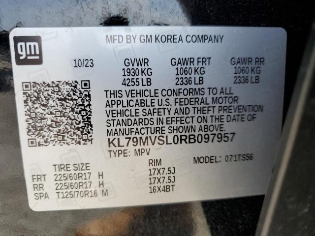 2024 CHEVROLET TRAILBLAZE - KL79MVSL0RB097957