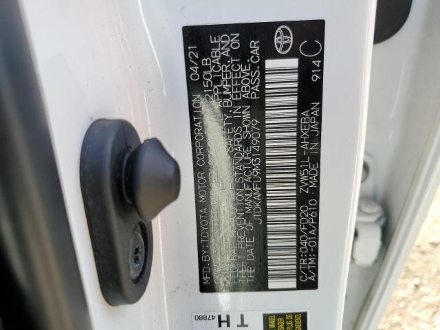2021 TOYOTA PRIUS SPEC JTDKAMFU9M3149079