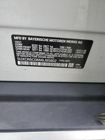2022 BMW X5 XDRIVE4 - 5UXCR6C06N9J95802