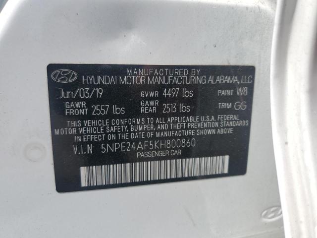 2019 HYUNDAI SONATA SE - 5NPE24AF5KH800860