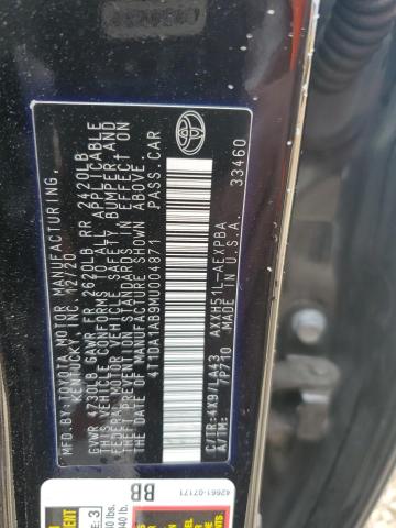 2021 TOYOTA AVALON LIM 4T1DA1AB9MU004871