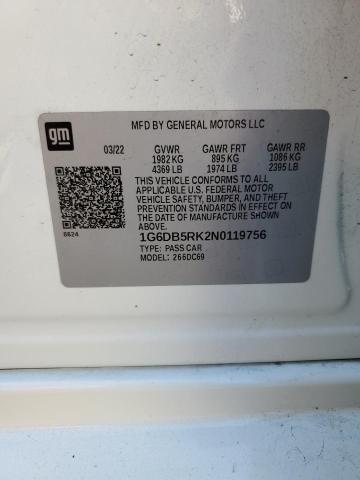 2022 CADILLAC CT4 PREMIU 1G6DB5RK2N0119756