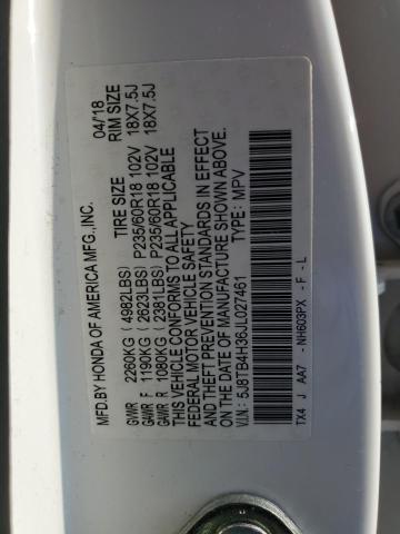 2018 ACURA RDX BASE 5J8TB4H36JL027461