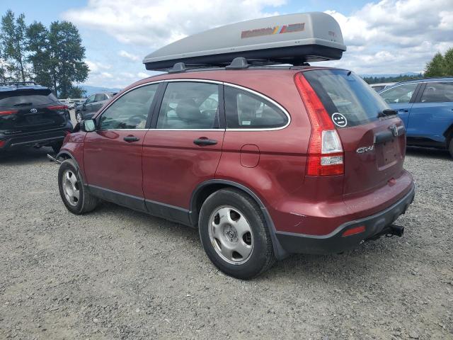 HONDA CR-V LX 2007 red  gas JHLRE48377C045964 photo #3