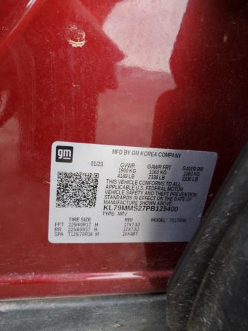 2023 CHEVROLET TRAILBLAZE KL79MMS27PB125400