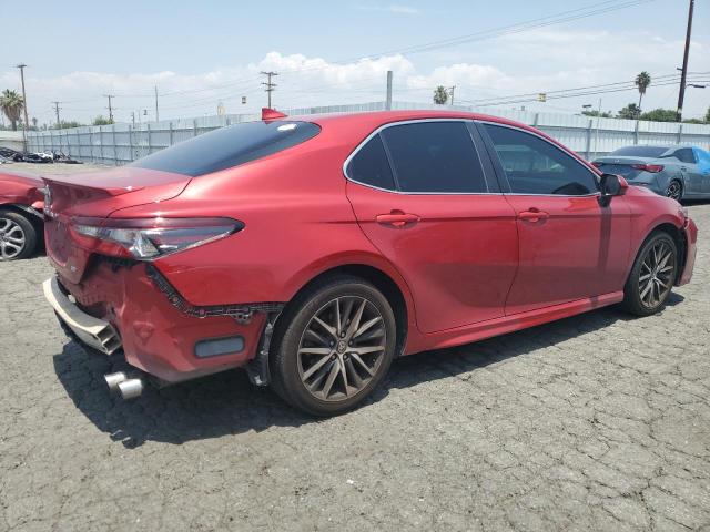 TOYOTA CAMRY SE 2021 red  gas 4T1G11AK5MU483173 photo #4