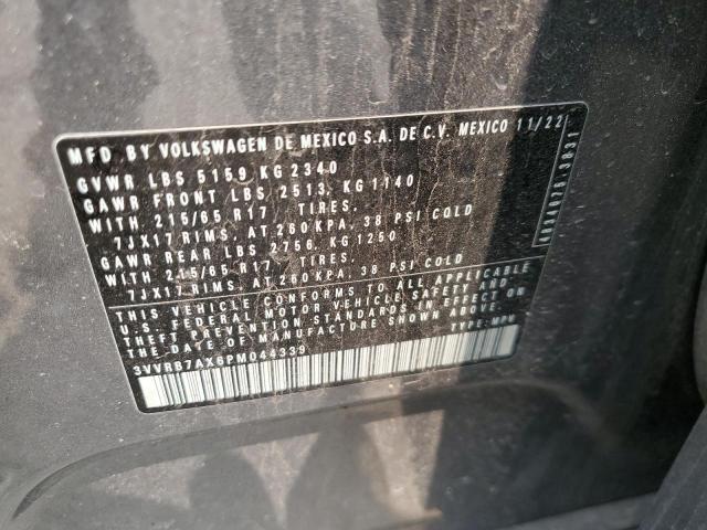2023 VOLKSWAGEN TIGUAN S - 3VVRB7AX6PM044339