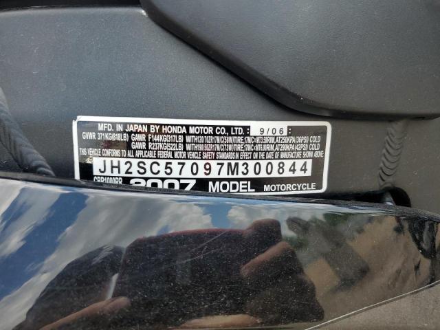 2007 HONDA CBR1000 RR - JH2SC57097M300844