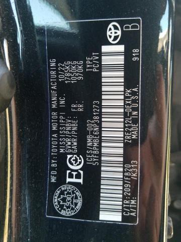 2022 TOYOTA COROLLA LE - 5YFBPMBE6NP381273