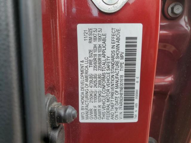 2022 HONDA CR-V EXL - 7FARW2H81NE001618