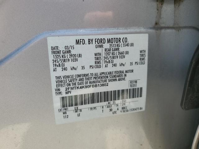 2015 FORD EDGE TITAN 2FMTK4K90FBB13802