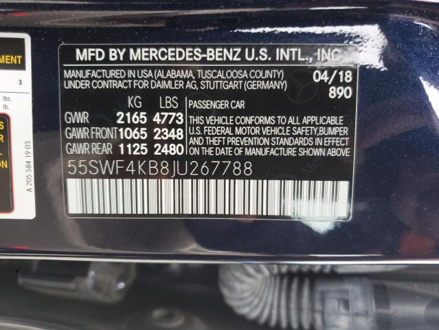 2018 MERCEDES-BENZ C 300 4MAT - 55SWF4KB8JU267788