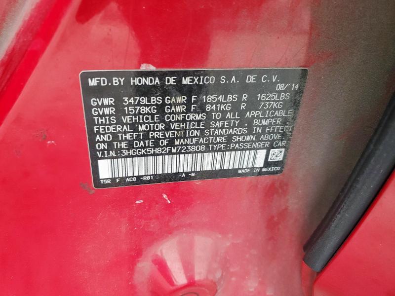 2015 HONDA FIT EX 3HGGK5H82FM723808