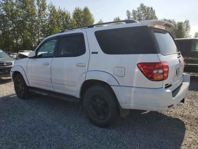 TOYOTA SEQUOIA SR 2003 white  gas 5TDZT34A53S143658 photo #3