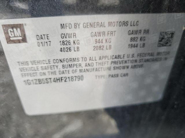 2017 CHEVROLET MALIBU LS - 1G1ZB5ST4HF218790