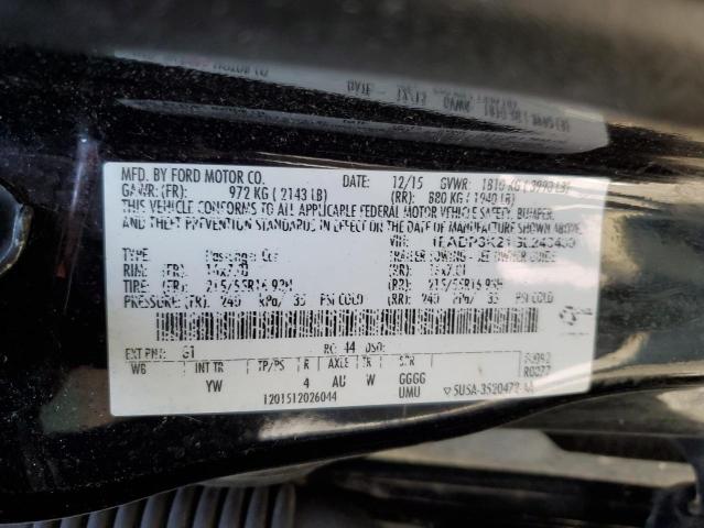 2016 FORD FOCUS SE - 1FADP3K21GL243439