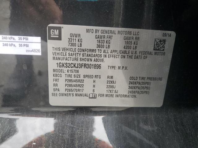2015 GMC YUKON DENA 1GKS2CKJ3FR301896