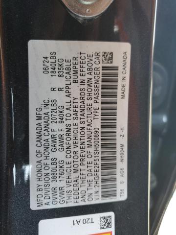 2025 HONDA CIVIC SPOR 2HGFE2F51SH500890