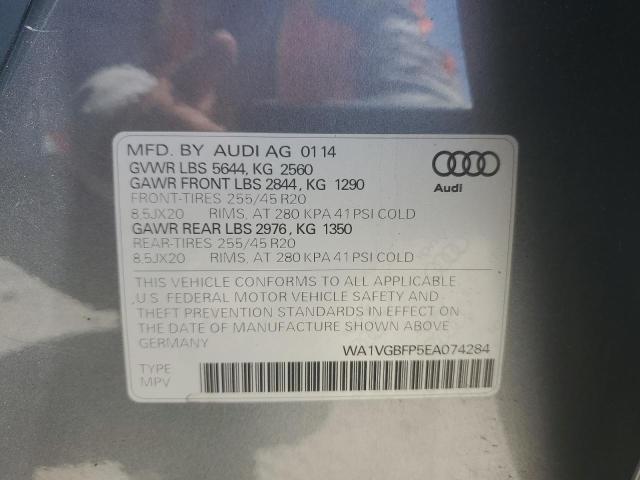 2014 AUDI SQ5 PRESTI - WA1VGBFP5EA074284