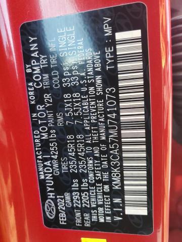 2021 HYUNDAI KONA LIMIT KM8K3CA57MU741073