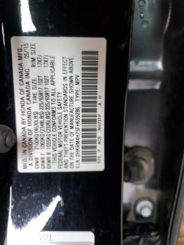 2015 HONDA CR-V EXL - 2HKRM4H75FH659286