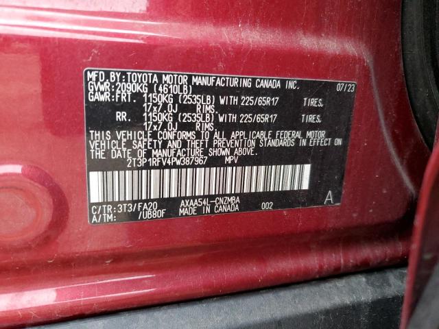 2023 TOYOTA RAV4 XLE - 2T3P1RFV4PW387967