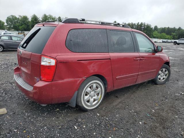 KIA SEDONA EX 2007 maroon  gas KNDMB233776147985 photo #4