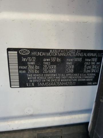 2022 HYUNDAI SANTA FE S - 5NMS64AJ5NH423511