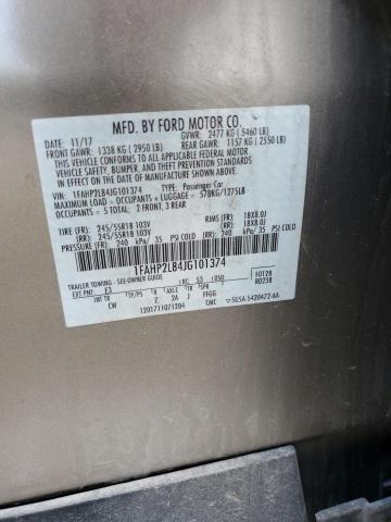 2018 FORD TAURUS POL 1FAHP2L84JG101374
