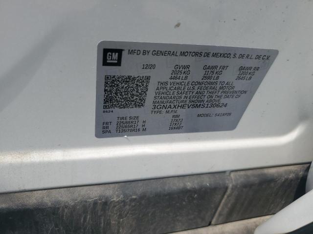 2021 CHEVROLET EQUINOX LS - 3GNAXHEV5MS130624