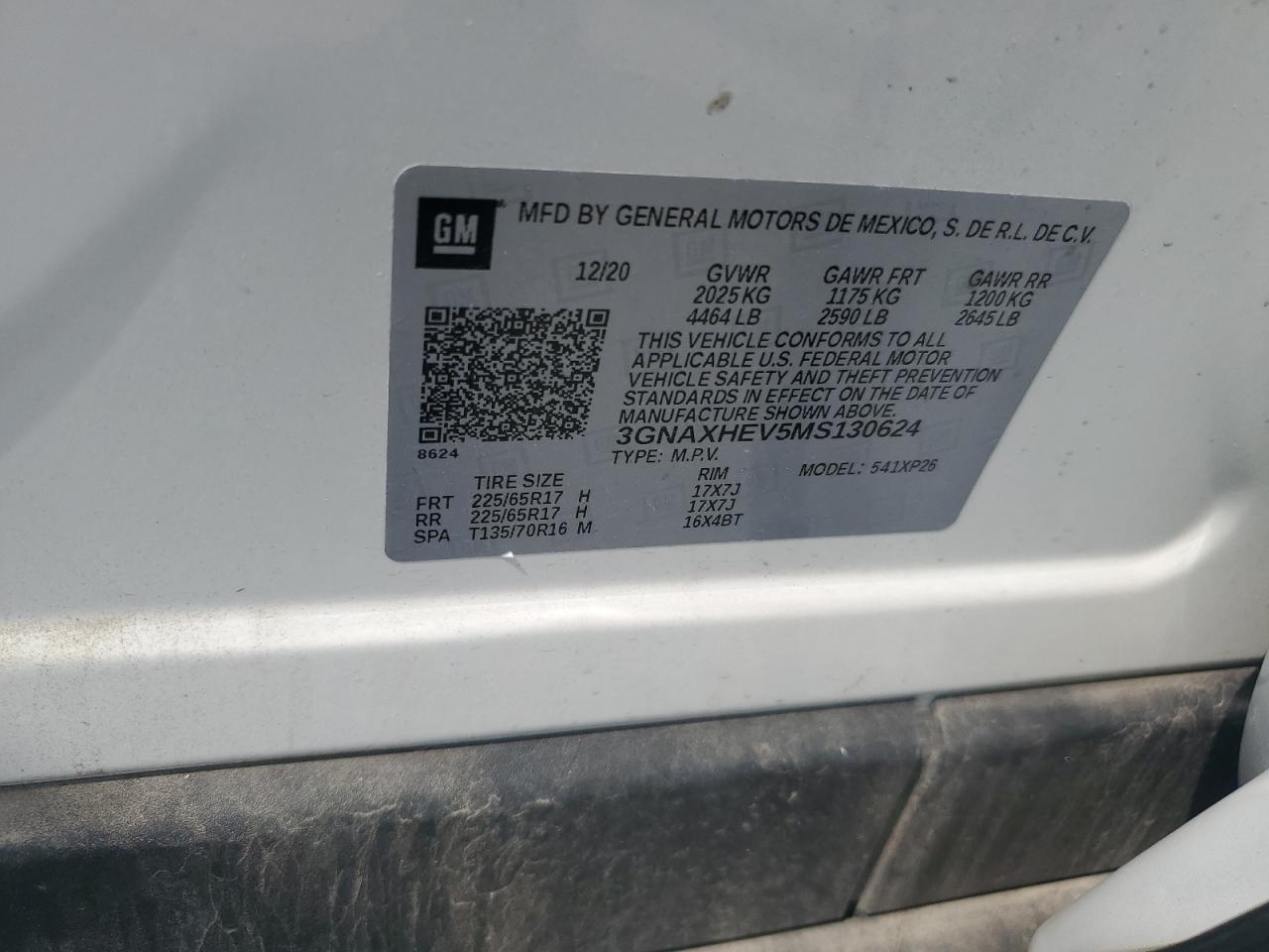 CHEVROLET EQUINOX LS