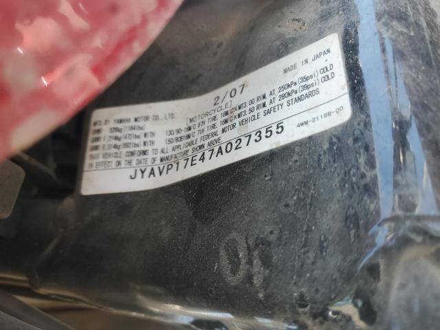2007 YAMAHA XV1700 A JYAVP17E47A027355