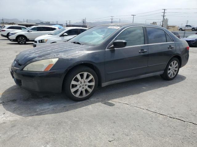 HONDA ACCORD LX 2005 black  gas 1HGCM66325A068728 photo #1