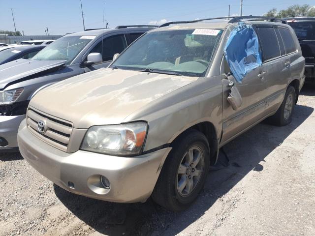 TOYOTA HIGHLANDER 2006 beige 4dr spor gas JTEDP21A660094339 photo #1