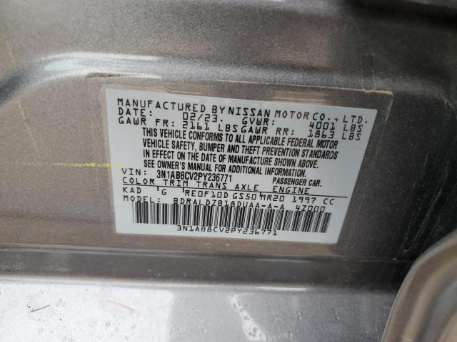 2023 NISSAN SENTRA SV 3N1AB8CV2PY236771