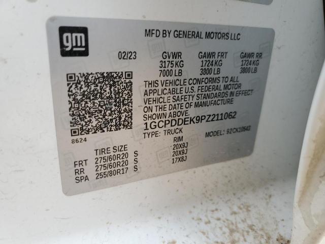 2023 CHEVROLET SILVERADO 1GCPDDEK9PZ211062