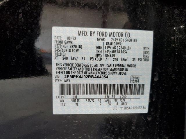 2024 FORD EDGE SEL - 2FMPK4J92RBA04054