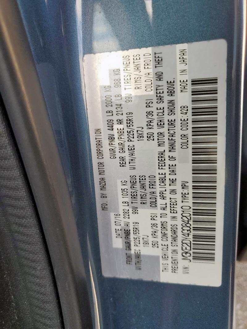 2016 MAZDA CX-5 GT JM3KE2DY4G0842010