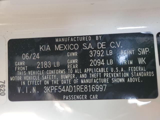 2024 KIA FORTE GT L 3KPF54AD1RE816997