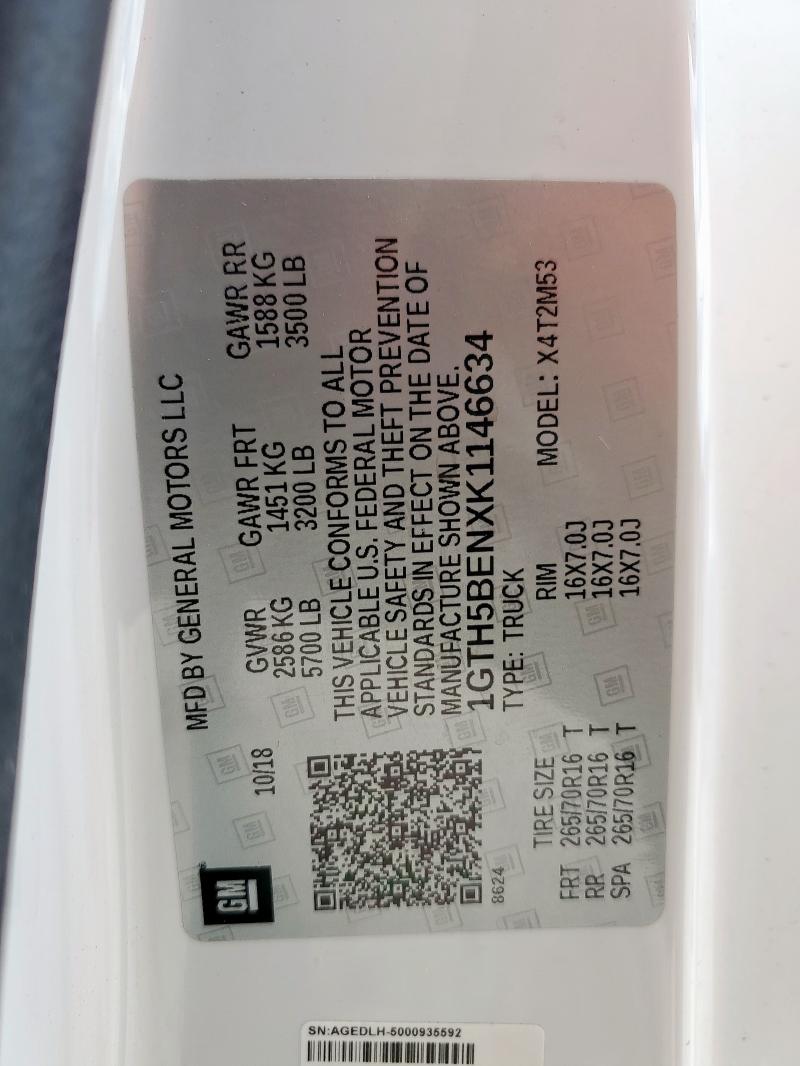 2019 GMC CANYON - 1GTH5BENXK1146634