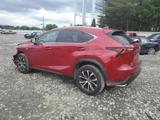 LEXUS NX 200T BA 2016 red  gas JTJBARBZ7G2062965 photo #3